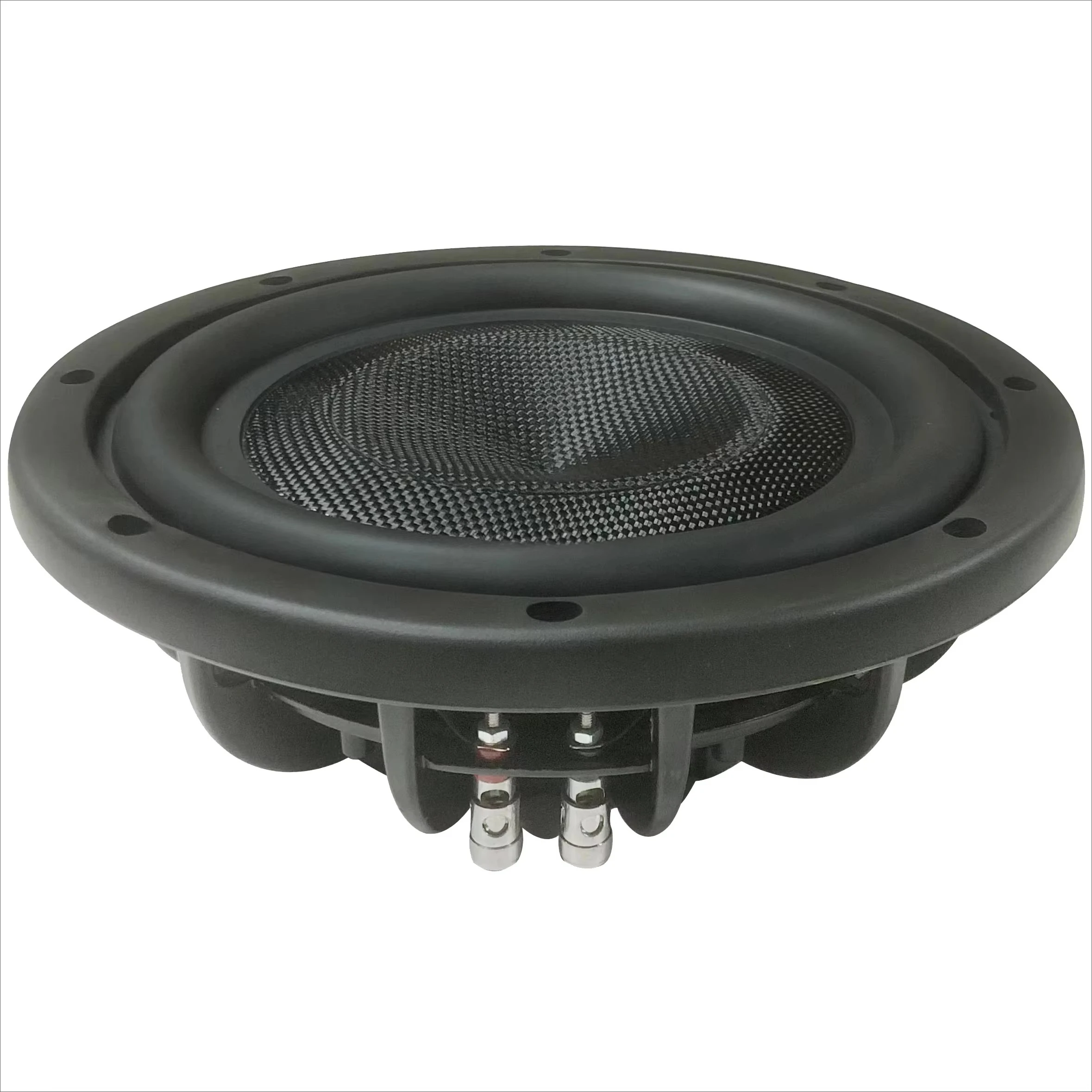 Ultra-thin 12-inch automotive subwoofer, 400W RMS 36hz dual 4 ohm carbon fiber ultra-thin subwoofer for automotive audio systems