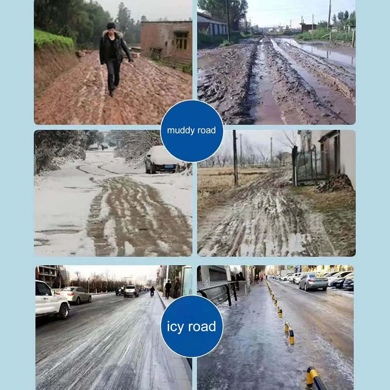 مرابط الجليد الأشرطة تسلق الجبال 5-المسامير الأشرطة الجليد المرابط الجر الثلوج السيطرة المضادة للانزلاق للمشي الصيد المشي