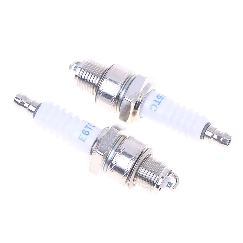 (Sommer6) 1/3 Pcs Marke Neue Motorrad Zündkerze E6TC Für Roller Moped Zündung Teil Ersatz Zubehör