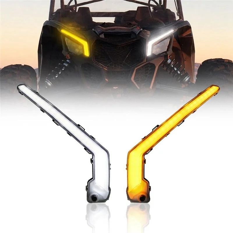 Clignotants avant à LED pour Can-Am Maverick Bery XDS XRS, ambre, UTV, 2017, 2018, 710004994, 710004995