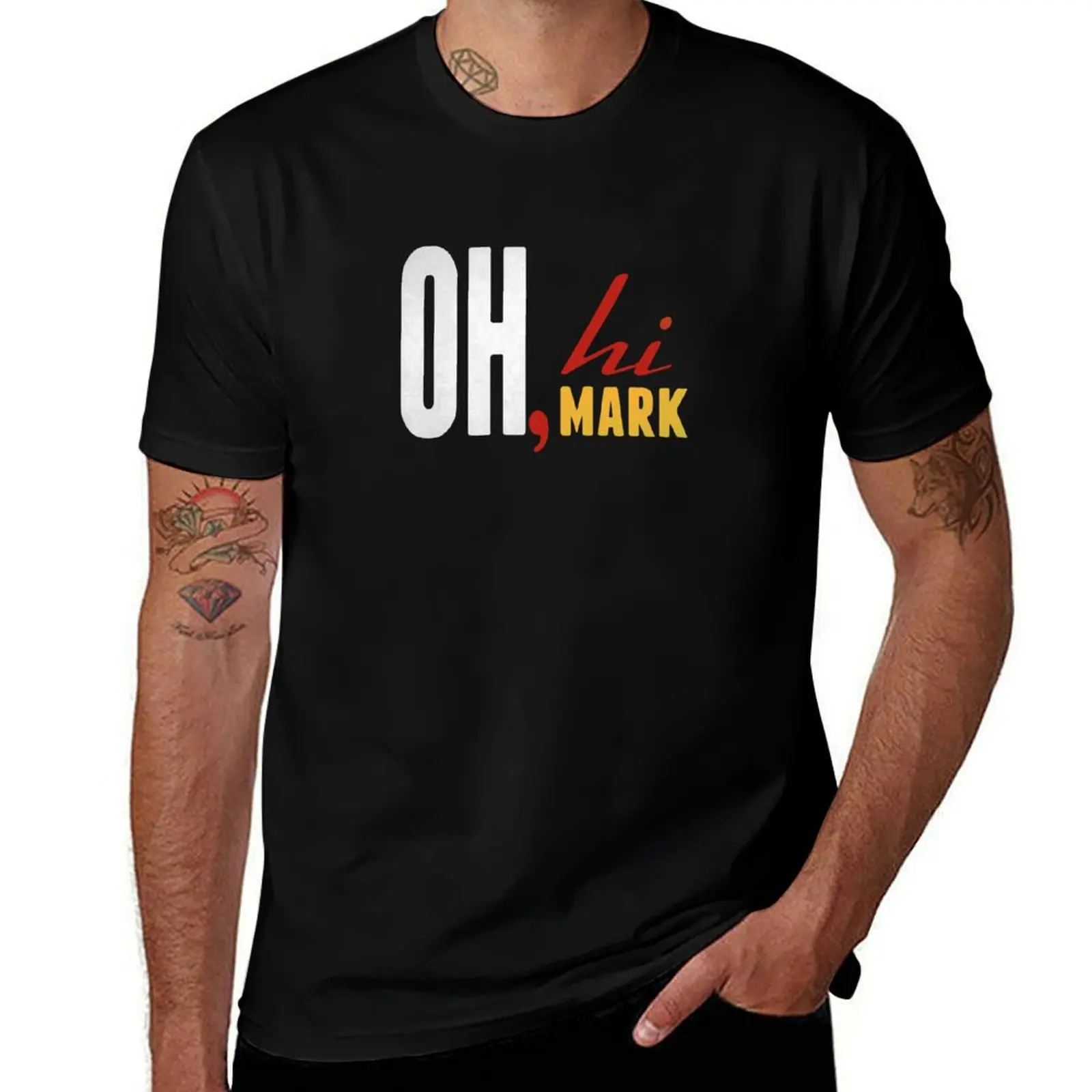 

Oh hiMark, the room T-Shirt Trendy Casual Short Sleeve Shirt