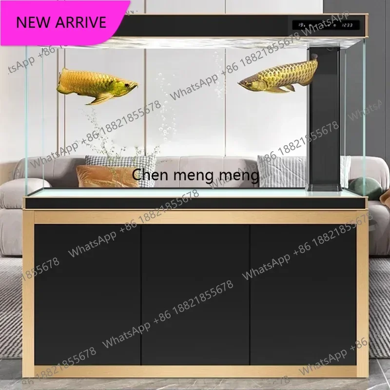 MM183 M Multifunction Fish Tanks Aquariums Ornamental Fish Living Room Nordic Aquariums Originality Luxury Pet Products Аквариум