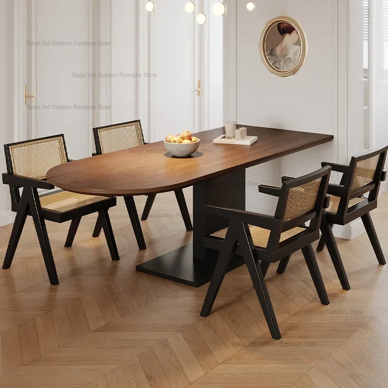 Tables à manger basses Design italien en bois bureau moderne cuisine Tables à manger salon Dinette m