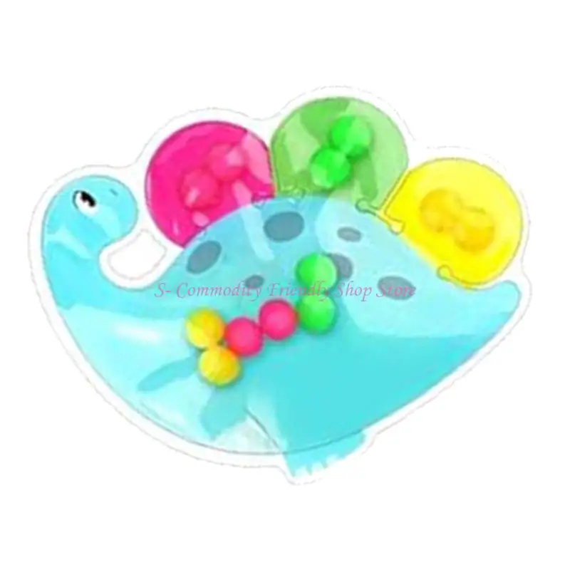 85ae Kids Riconoscimento del colore Educational Squeeze Toy Gestione emotiva giocattolo dei dinosauri