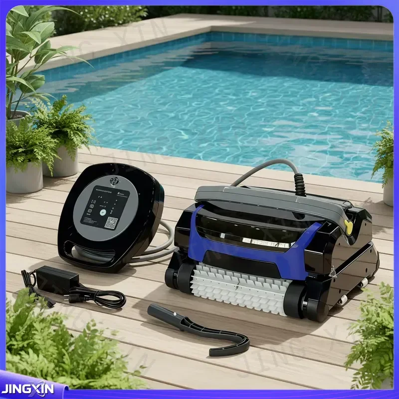 Custom for Automatic Pool Cleaner Robot Wall Climbing Sweeper for Large Inground Pools with Full Accessories Cleaning Tool