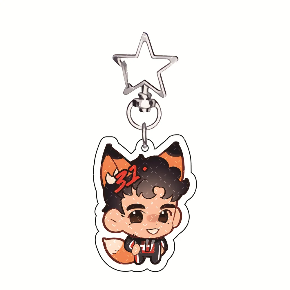Grand Prix 6cm Acryl-Schlüsselanhänger Chibi Tierohren Rennfahrer Motorsport Auto Schlüsselring Taschenanhänger Rennfans Sammlerstück Geschenk – Detail 12