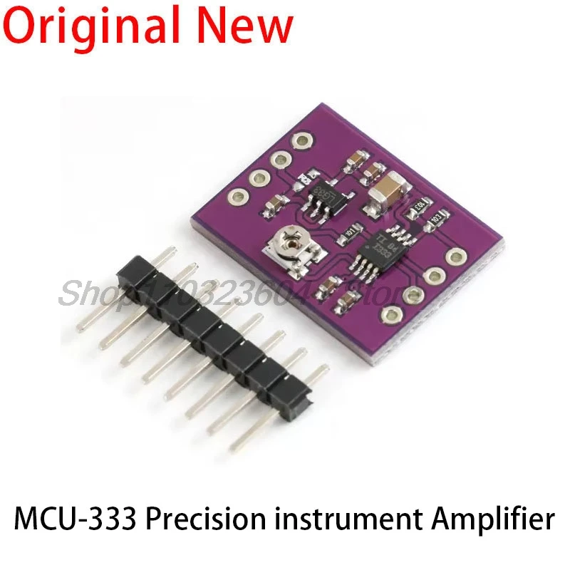 MCU-333 INA333 Human Micro Signal Multifunctional Three Op Amp Precision Instrumentation Amplifier Board Module