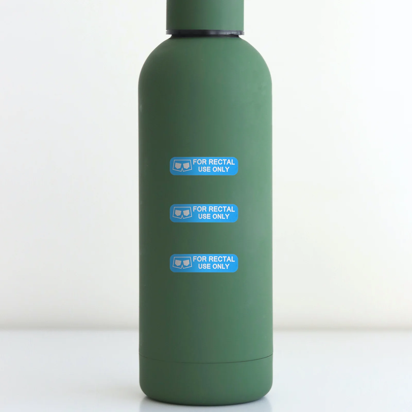 1 Roll Rectal Use Only Sticker Funny Joke Removable Label Novelty Stuffer Decal