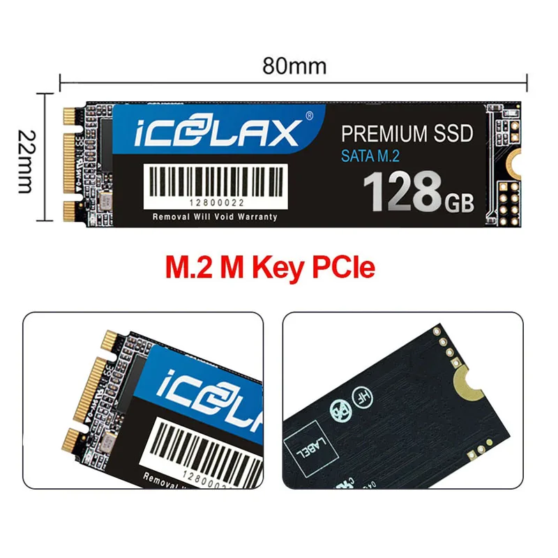 ICOOLAX 1PCS SSD SATAIII 128GB 256GB 512GB 1TB NGFF Internal Solid State Drive Hard Disk For PC