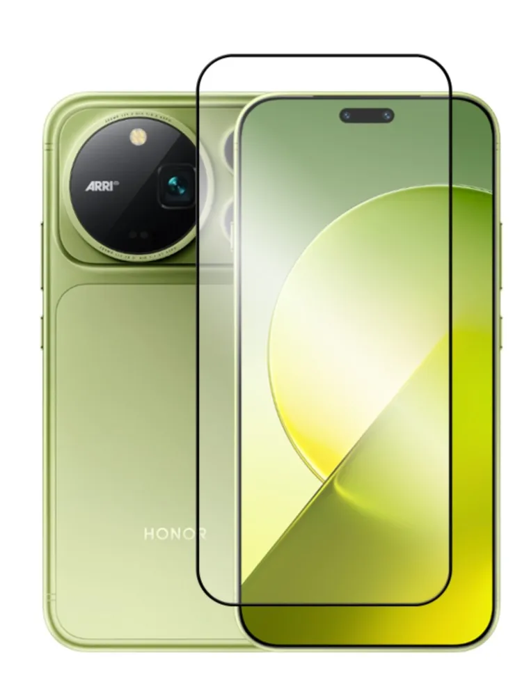 Für Honor Magic9 Pro Max: Displayschutzfolie aus gehärtetem Glas, 2,5D, vollständige Abdeckung, mit Klebeschicht, für Honor Magic9, Objektivschutzfolie.