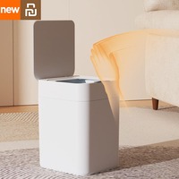 Xiaomi Youpin Automatic Trash Can 20L Self Sealing Garbage Bin Smart Touchless Kitchen Bathroom Bedroom Waste Bin Odor Control