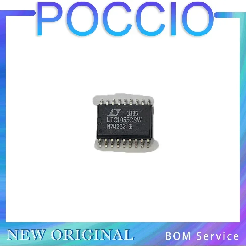 LTC1053CSW LTC1053 - Dual/Quad Precision Zero-Drift Operational Amplifiers With Internal Capacitors