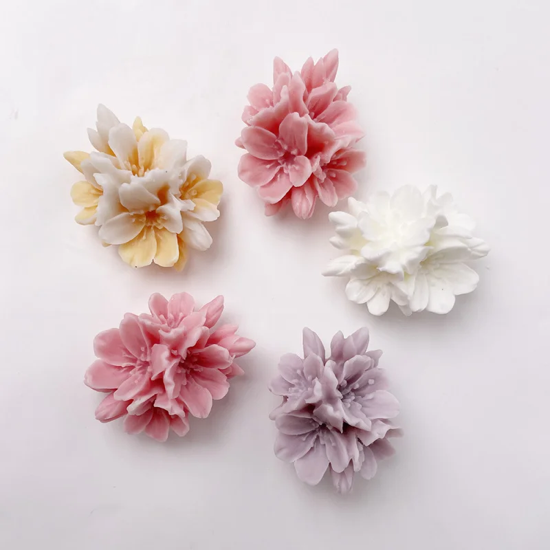 

2pcs 3D Peach Blossom Silicone Mold for Resin, Soap, Aromatherapy Plaster, and Candle Making, DIY Craft Decor