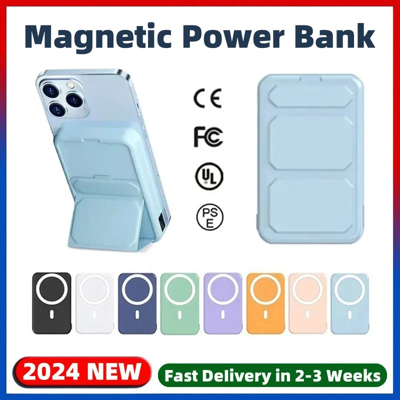 

20000mAh Macsafe Powerbank Magnetic Wireless Power Bank 20W Fast Charger For iPhone Samsung Portable External Auxiliary Battery