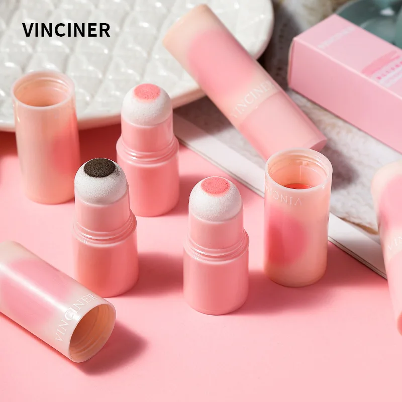 ผงบลัชออน7สี vinciner เนื้อแมทท์ธรรมชาติเงางามบลัชออนกันน้ำได้นาน24ชม. เครื่องสำอางแฟชั่นขายดี