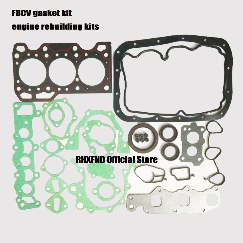 

Engine Repair Kits F8CV Gasket Kit 11140-78810-000 For Chevrolet Spark For Daewoo Matiz/Tico 796cc 0.8L Petrol 6v 1998-