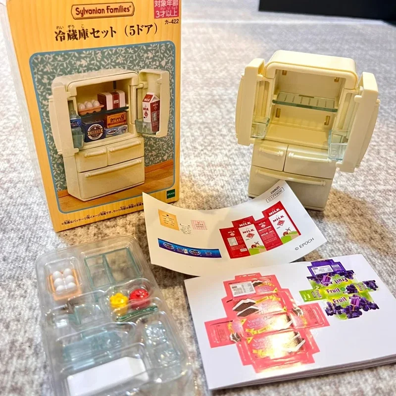 シルバニアファミリーブラインドキーホルダーアクセサリーフィギュアオリジナル子供のおもちゃガールナーススーツ子供のおもちゃキッチンロビット城