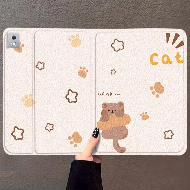 

Cute puppy and bear cartoon For Lenovo Pad Tab Legion Xiaoxin Y900 Y700 K10 M10 P11 3rd Pro GT Plus Gen Cover Tablet Case
