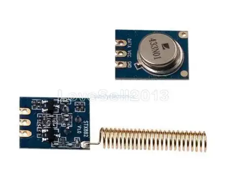 433MHz 100 Meters ASK Module Kit RF STX882 Transmitter&SRX882 Receiver Antenna