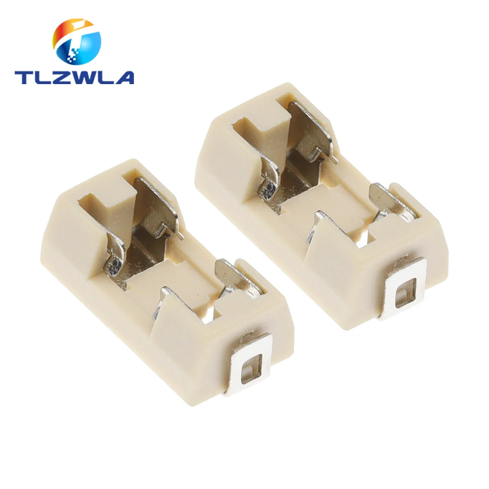 10PCS 1808 0451 SMD Fuse Holder Socket Fuse Box Base Transposon 6.1x2.69mm Temperature Plastic Shell Portafusibili