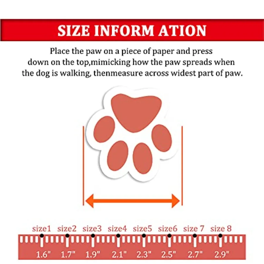 NonSlip Waterproof Dog Boots for Outdoor Use Rugged Sole Dog Shoes for Medium to Large Dogs 4Pcs Set in BlackRed Ideal for Hiki