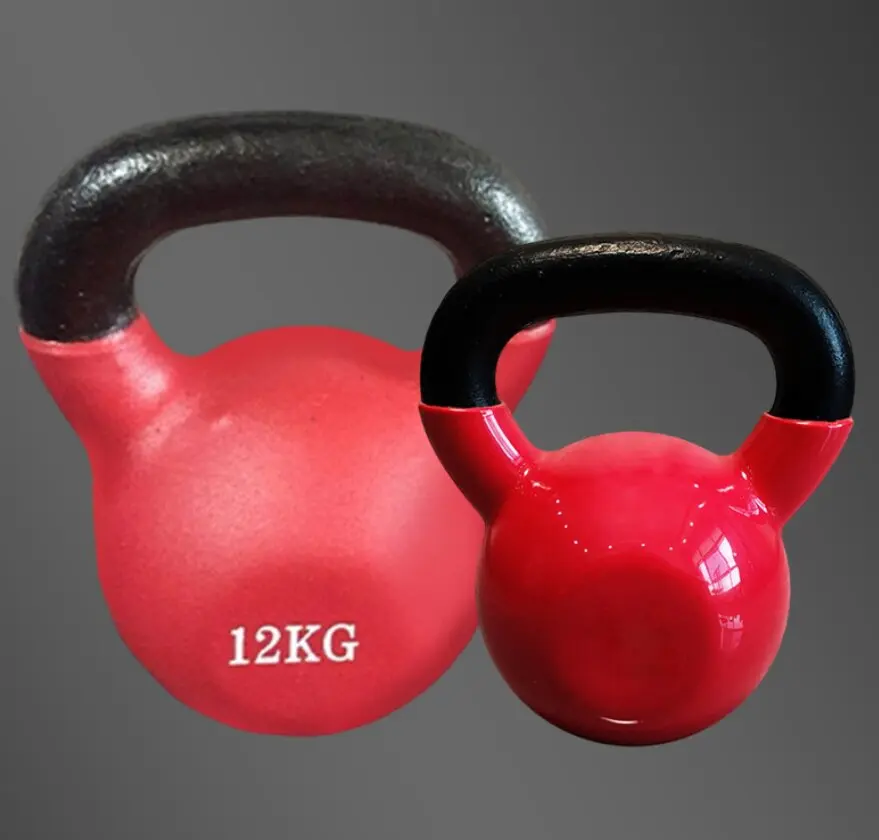 2026 Plated Kettlebell 4-20kg For Home Gym Exercise Equipment Solid Cast Iron Hip Lift Training For Men And Womenpromote Sales