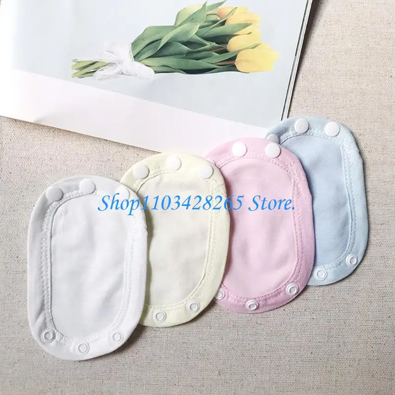 مجموعة من 4 قطع من لوحة تمديد الحفاضات القابلة لإعادة الاستخدام، تتميز بسهولة التركيب T3، مشبك بلاستيكي آمن، تصميم قطني ناعم #3