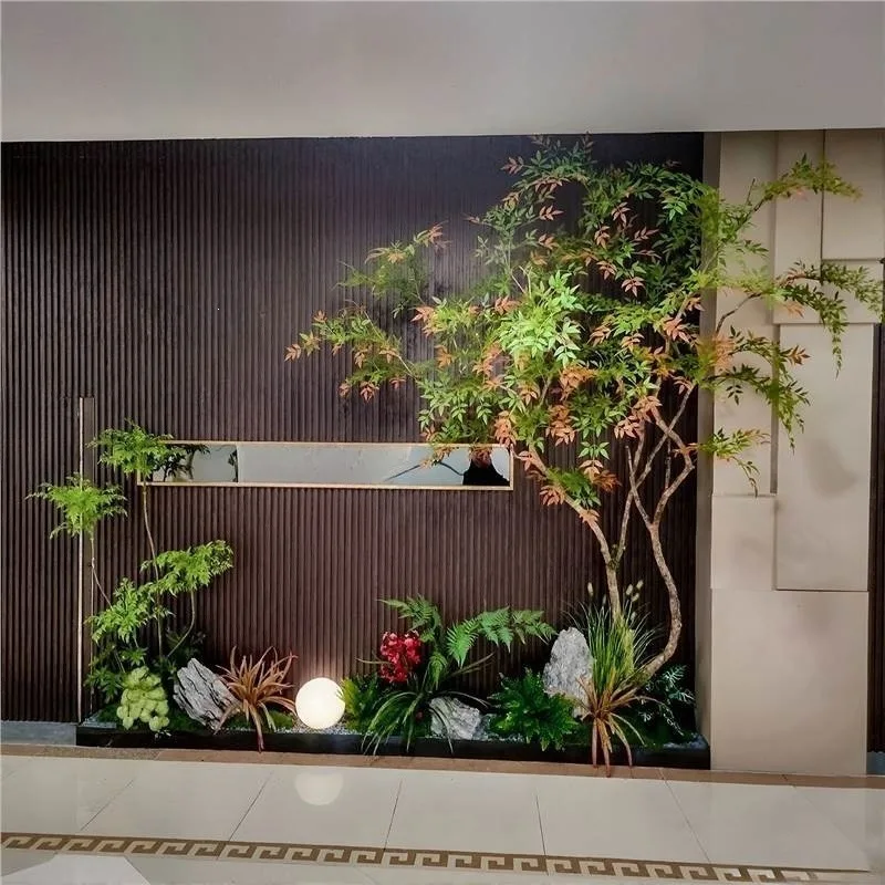 Simulation Nantian Bamboo, Fake Tree Simulation Tree, Large Floor Plant Horse Drunk Wood, Indoor Landscaping Landscape