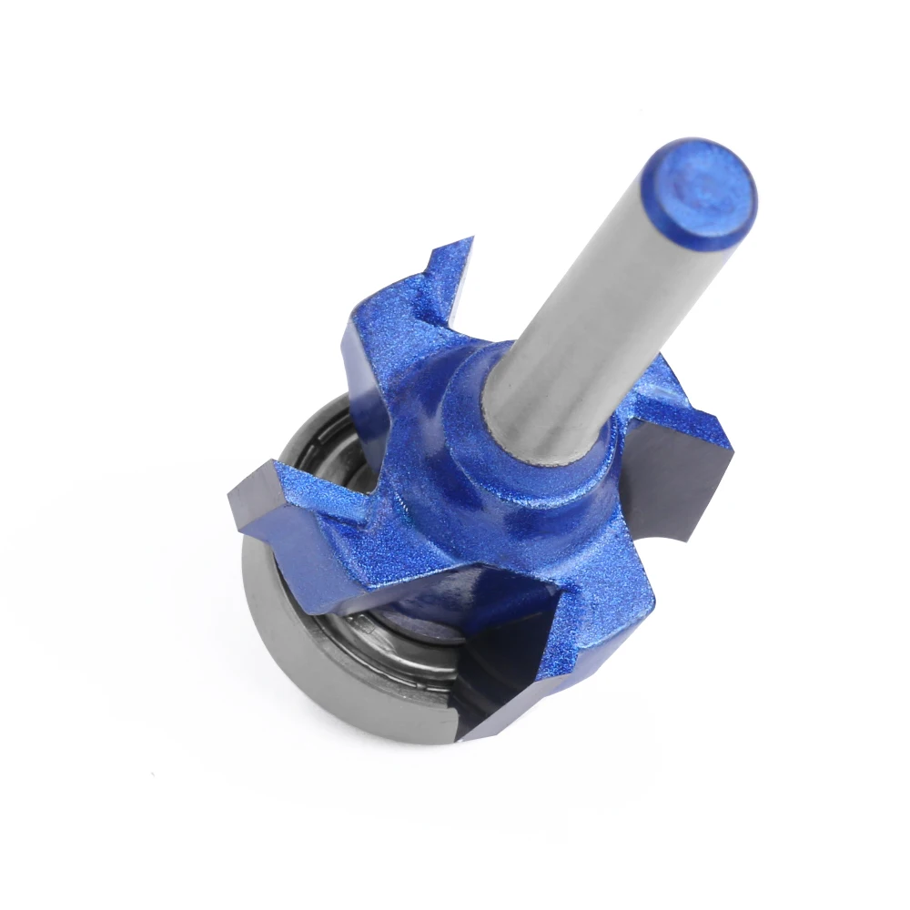 Imagem -05 - Lavie-carpintaria Fresadora Flautas Router Bit Grupo Aparar a Borda da Faca Alta Qualidade mm Shank r1 r2 r3 Pcs