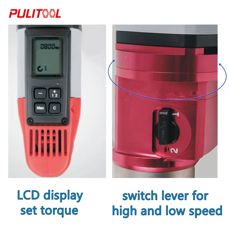 2600Nm Precision Industrial Digital Display Electric Bolt Torque Control Wrench