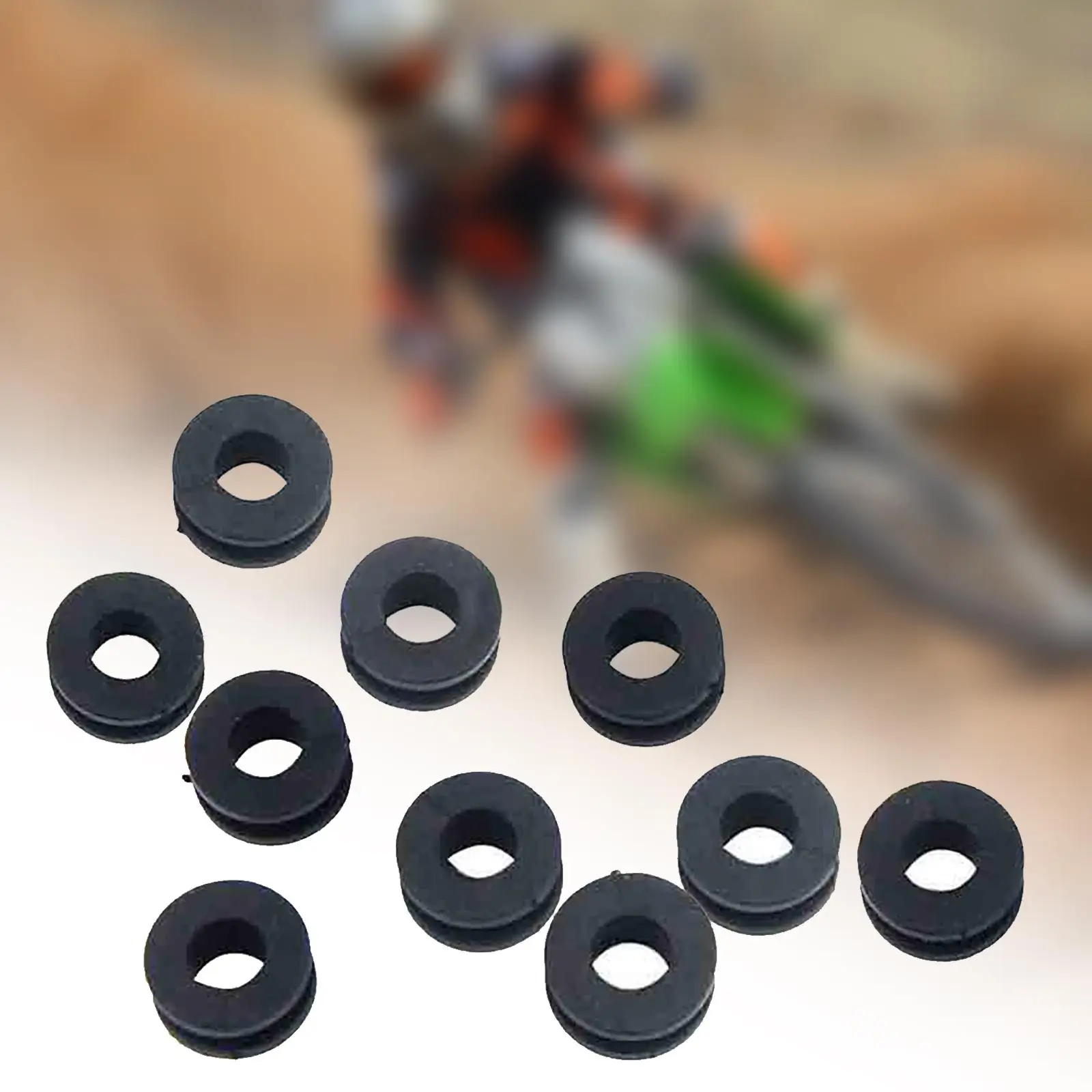 10x Universal Motorcycle Rear Shock Absorber Bushing Direct Replaces Durable