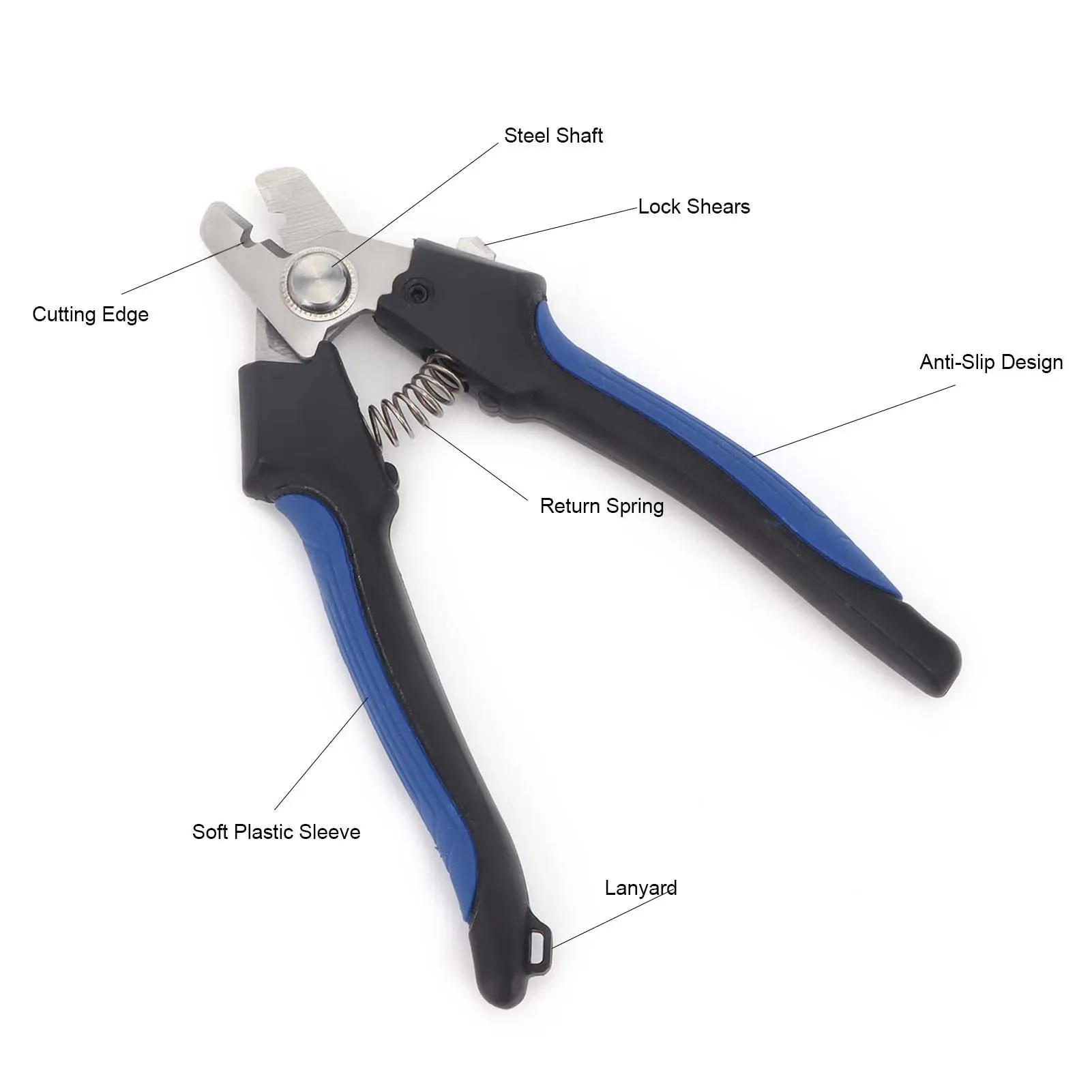 Thin Tube Plier High Carbon Steel Fine Pipeline Cutting Scissors Furniture Repair Tool VRT‑101