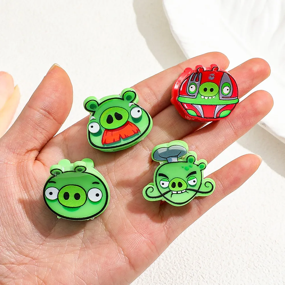 사랑스러운 좀비 식물 시리즈 헤어 클립 독특한 패션 코스프레 헤어 액세서리 스타일링을 위한 눈길을 끄는 헤어 장식