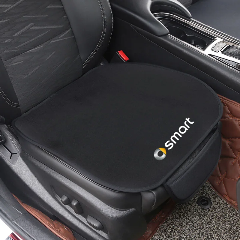 Car Flannel Seat Protection Pad Auto Cushion Accessorie For Smart Fortwo 451 450 453 Forfour EQ Cabrio Crossblade ROADSTER Coupe