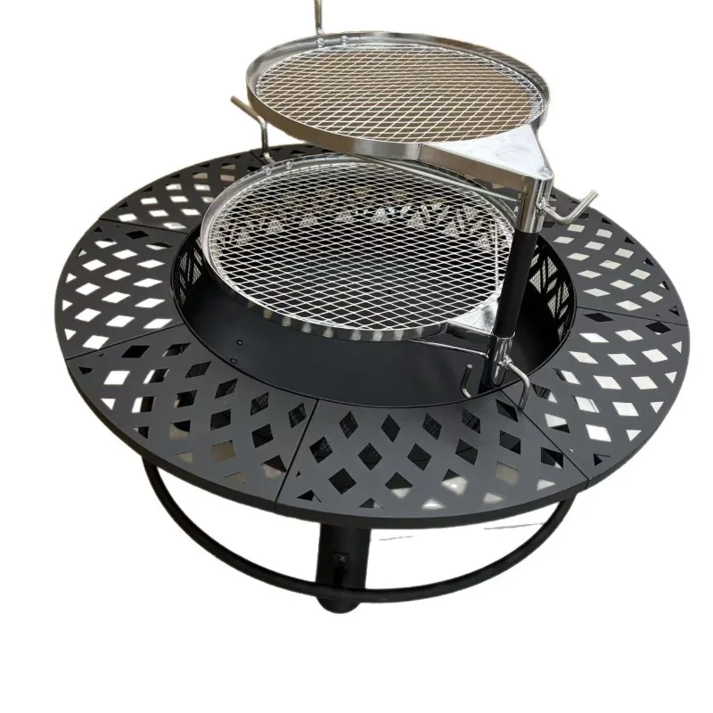 Outdoor, Yard Home Furnace Tea Boiler Set, BBQ Table Multifunctional BBQ Grill
