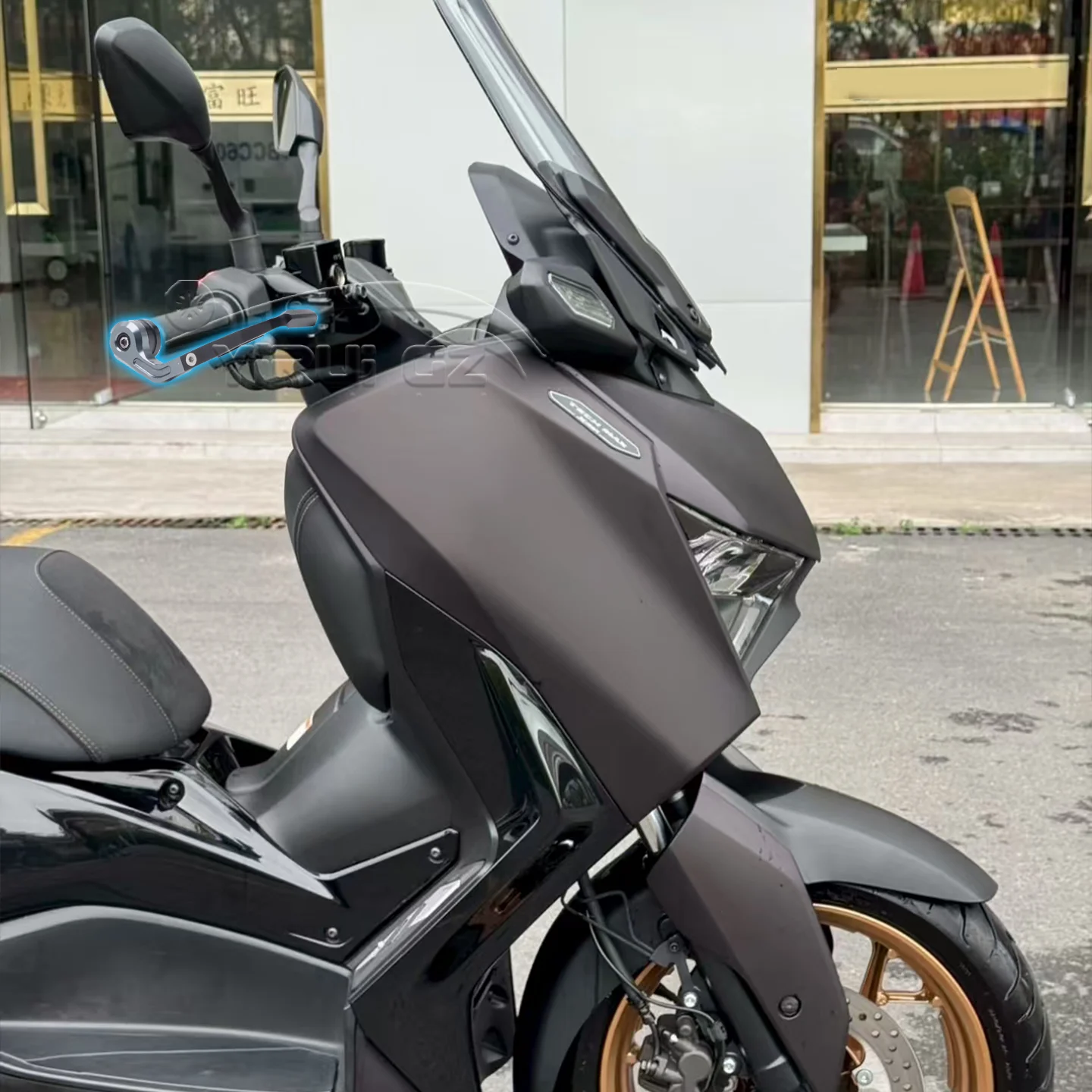 Pelindung Tuas Rem CNC Aluminium 7/8 Inci Pelindung Stang Universal untuk YAMAHA XMAX 125 300 400 XMAX 250