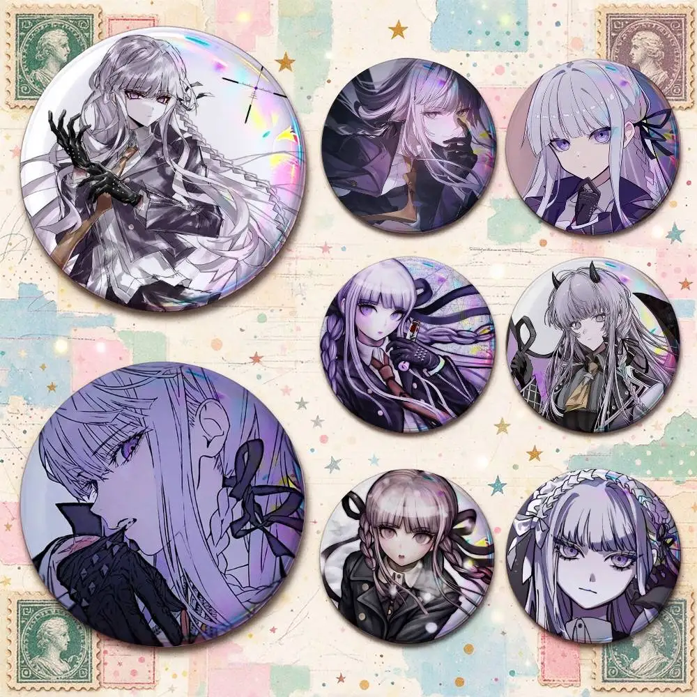 Danganronpa Kyoko Kirigiri   25mm 32mm 44mm 58mm Anime Badges Brooches DIY Pins Decorations Birthday Gifts