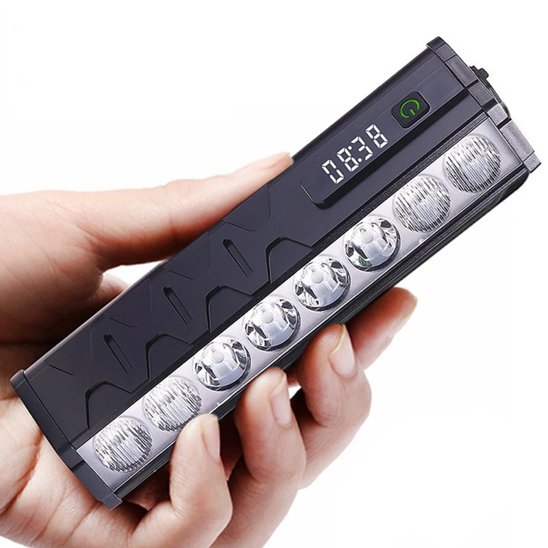 

A89E-Ultra-Bright Bicycle Light 15000 Lumen Front Bike Light Rechargeable Waterproof Flashlight Road Cycling Lamp Accessories