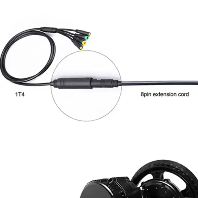 

1*40cm/60cm Ebike 8 Pin 1T4 Connector Extension Cable For BAFANG- EB-BUS Male-Female Extension Cables Waterproof Ebike Accessory