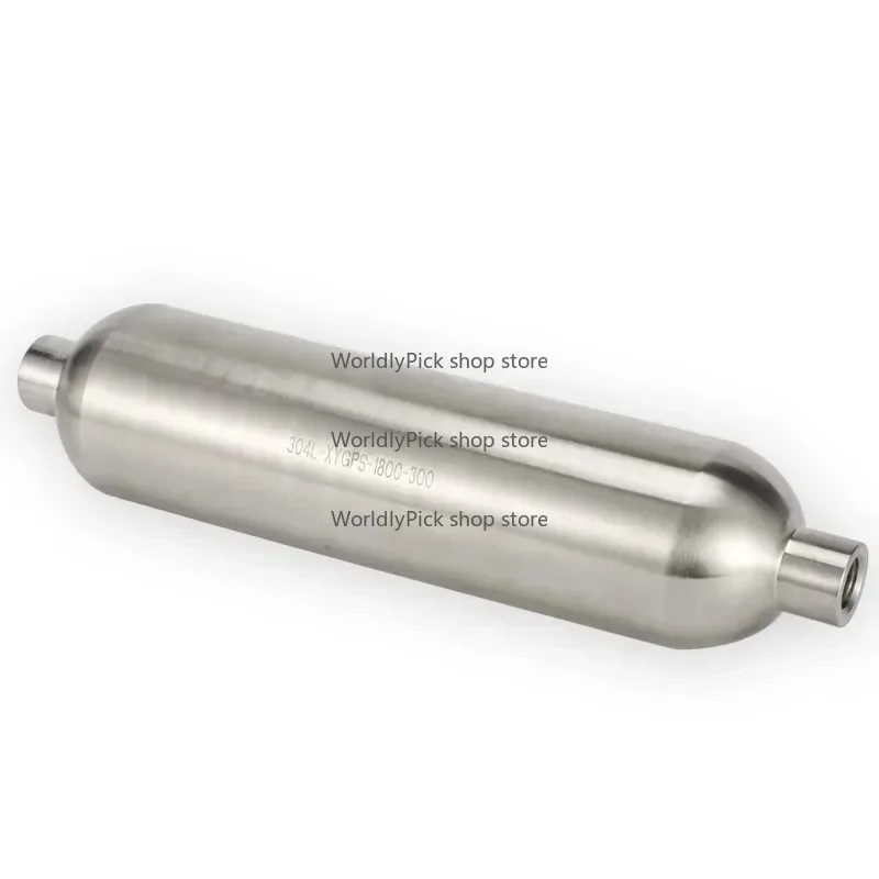 1/2 Npt 100 Bar 1000cc 316L Ss 304L  Stainless Steel  Psi alloy 400 Single End Double Ended Miniature Sample Cylinders