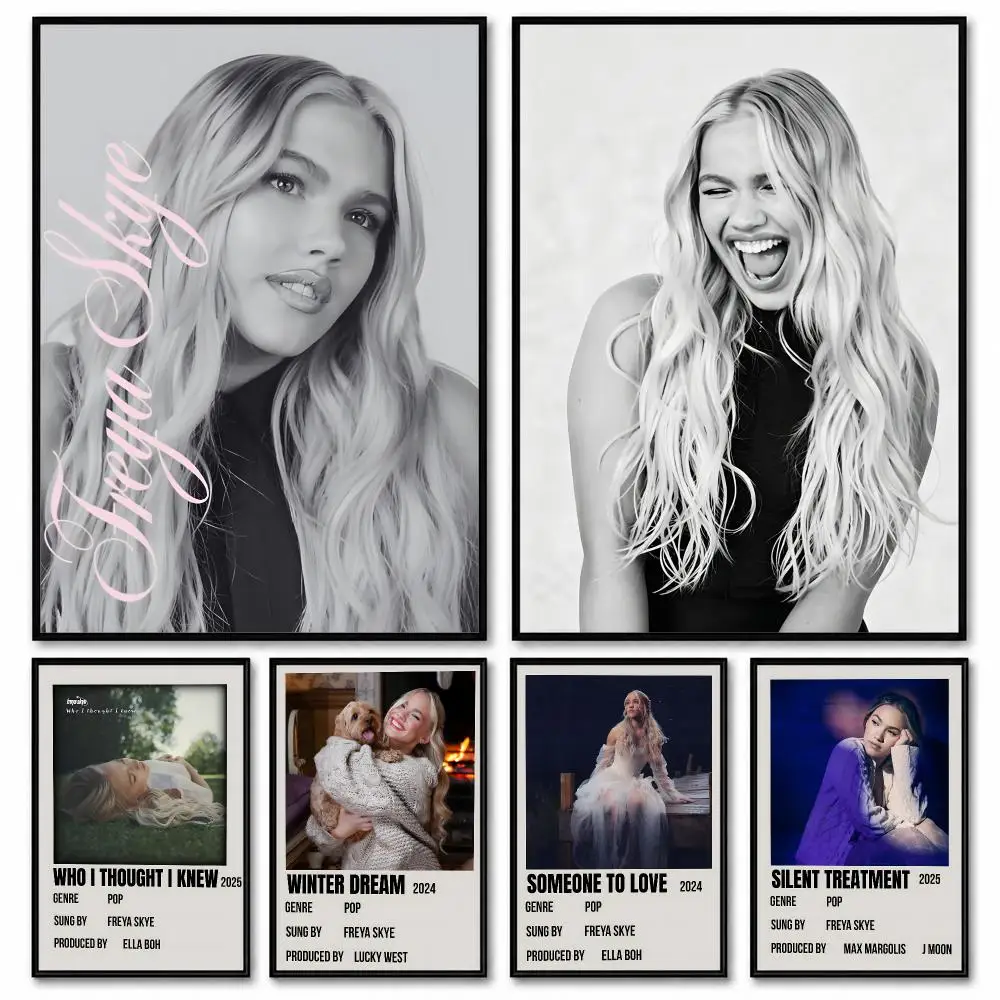 Singer F-Freya S-Skye Poster Room Decor Home Wall Art Printing Waterproof Garage BedRoom Posters Gift