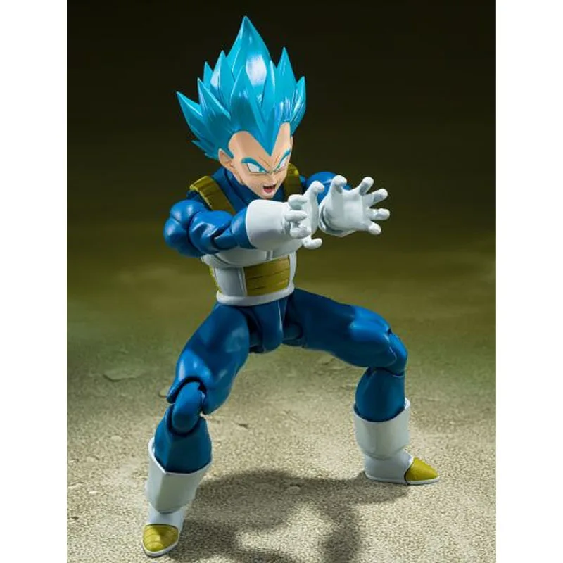 Bandai Genuino SHFiguarts Anime Figura Dragon Ball Z Super Saiyan Dio Super Saiyan Vegeta 135mm Action Figure Giocattoli per I Ragazzi