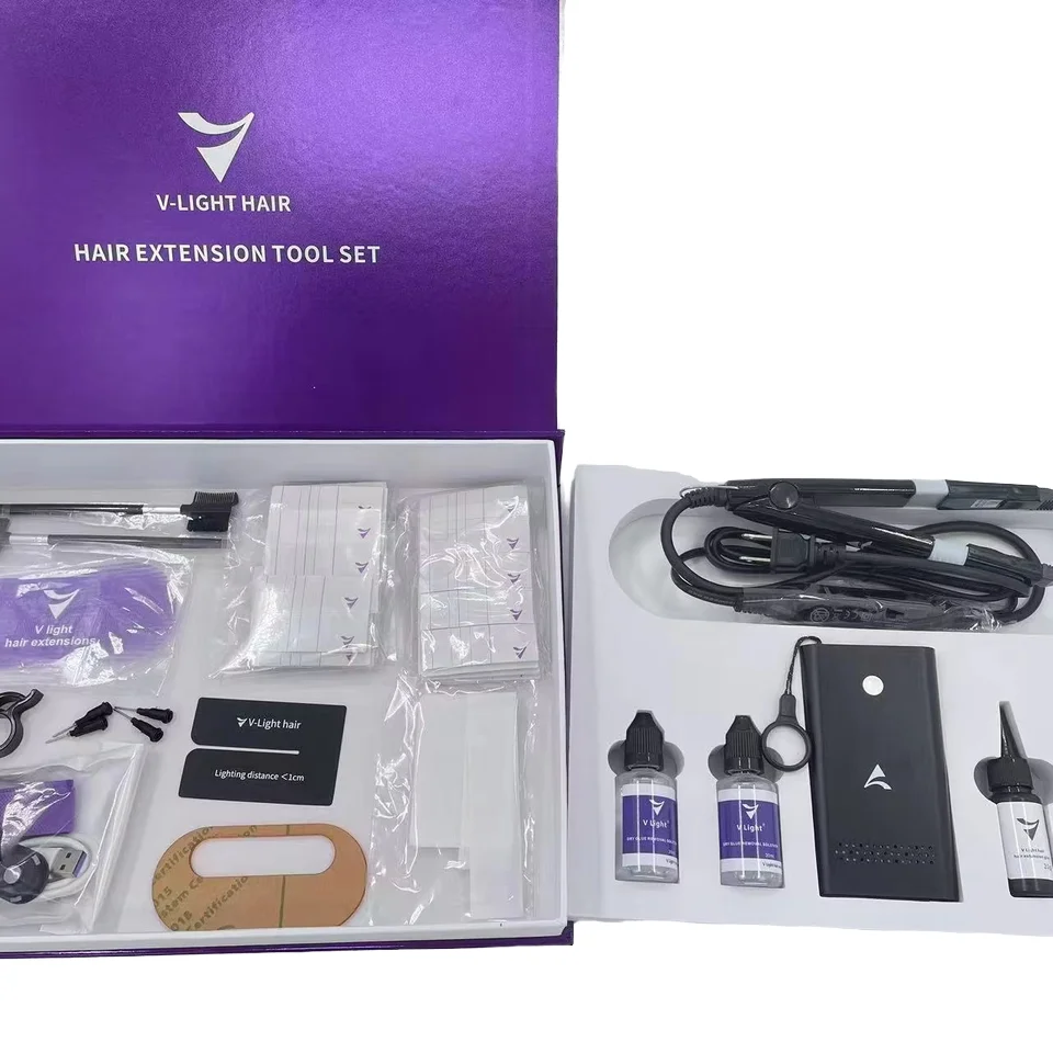

Hair Extension Tool Hair Extension Resin Glue V Light Machine V Light Glue UV Led Light