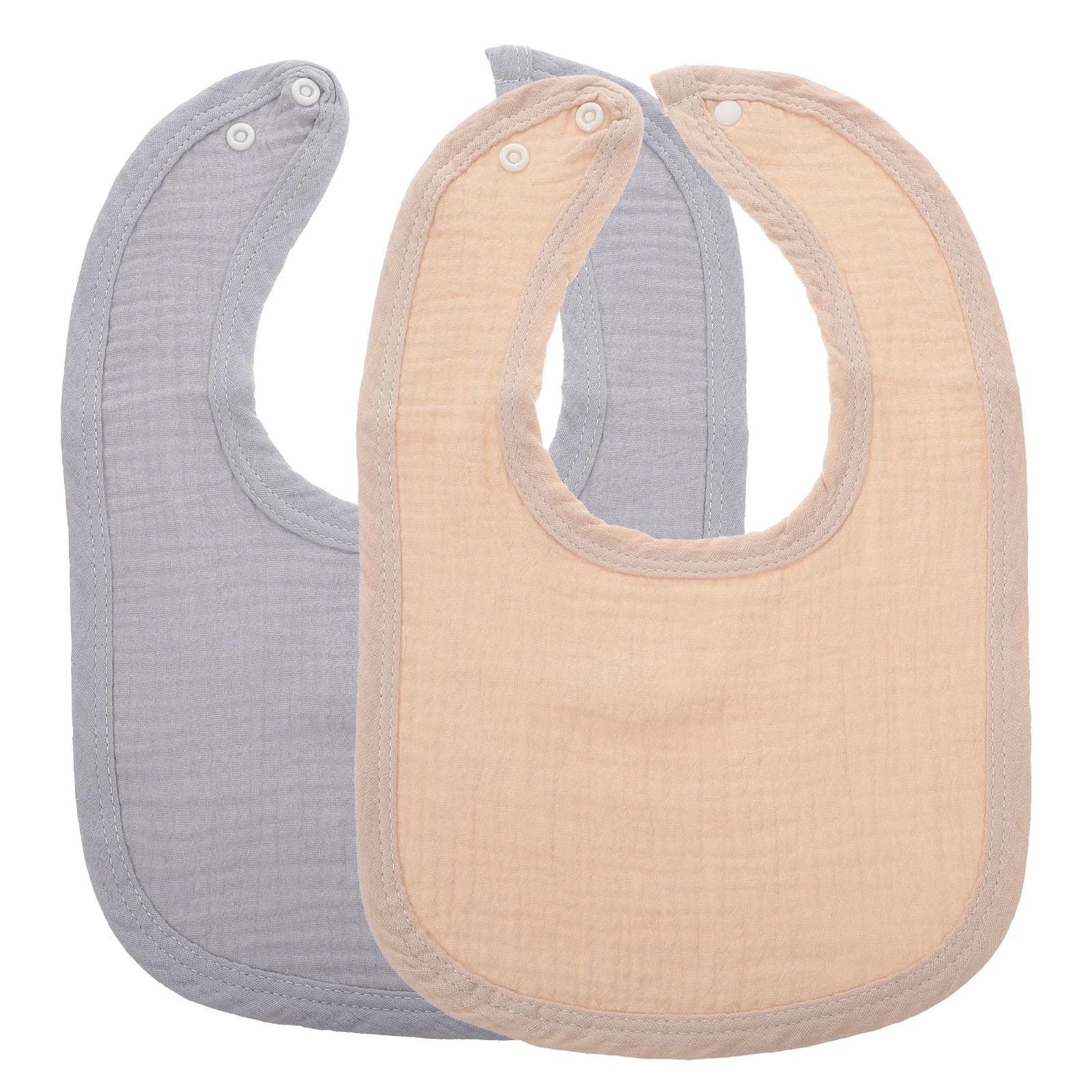 2Pcs 아기 턱받이 흡수성 면 반다나 부드러운 유아 침 물티슈 신생아 식사 수건 가볍고 편안한 아기 용품