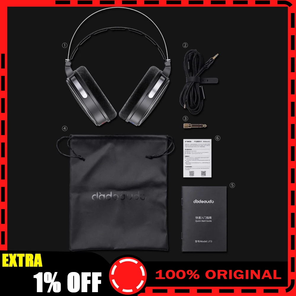 Fiio JT3 Over-Ear L…