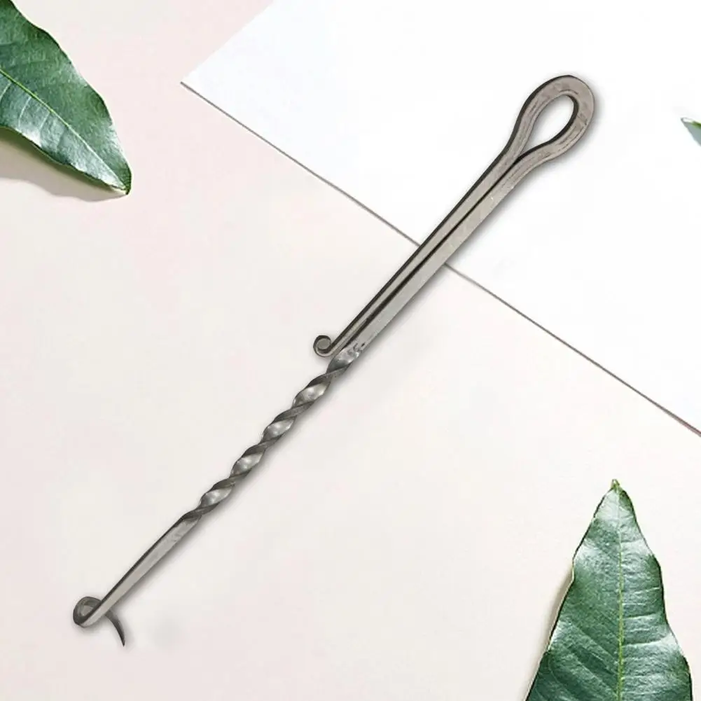 Food Fins Meat Hook Heavy Duty Bbq Food Flipper Meat Hook for Grilling Ribs Chicken Vegetables Durable Grill Turner for Flipping