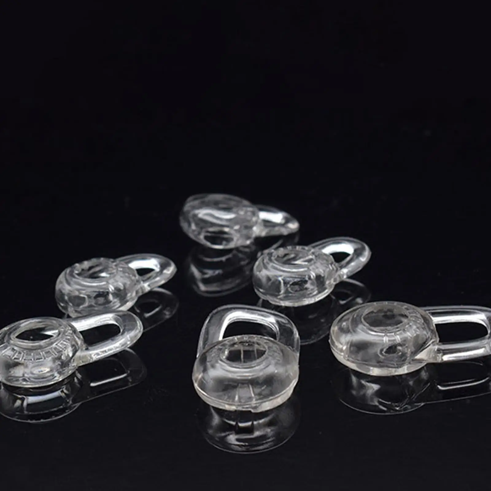 Comfortable Clear Silicone Earbud Tips Replacement Ear Gels for Wireless Earbuds Sound Quality
