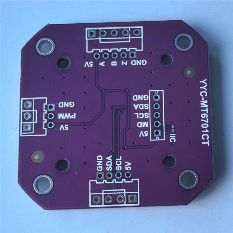 【Hot Cake】MT6701 YYC-MT6701CT Magnetic Induction Angle Measurement Sensor Module 14Bit High Precision Can Perfectly Replace AS56