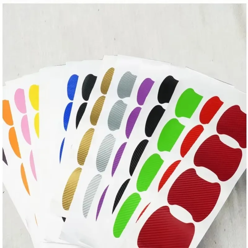 

Для 4 шт./компл. наклейка на дверь автомобиля 3d маленький размер углеродное волокно устойчивая к царапинам крышка защитная пленка для автоматической ручки