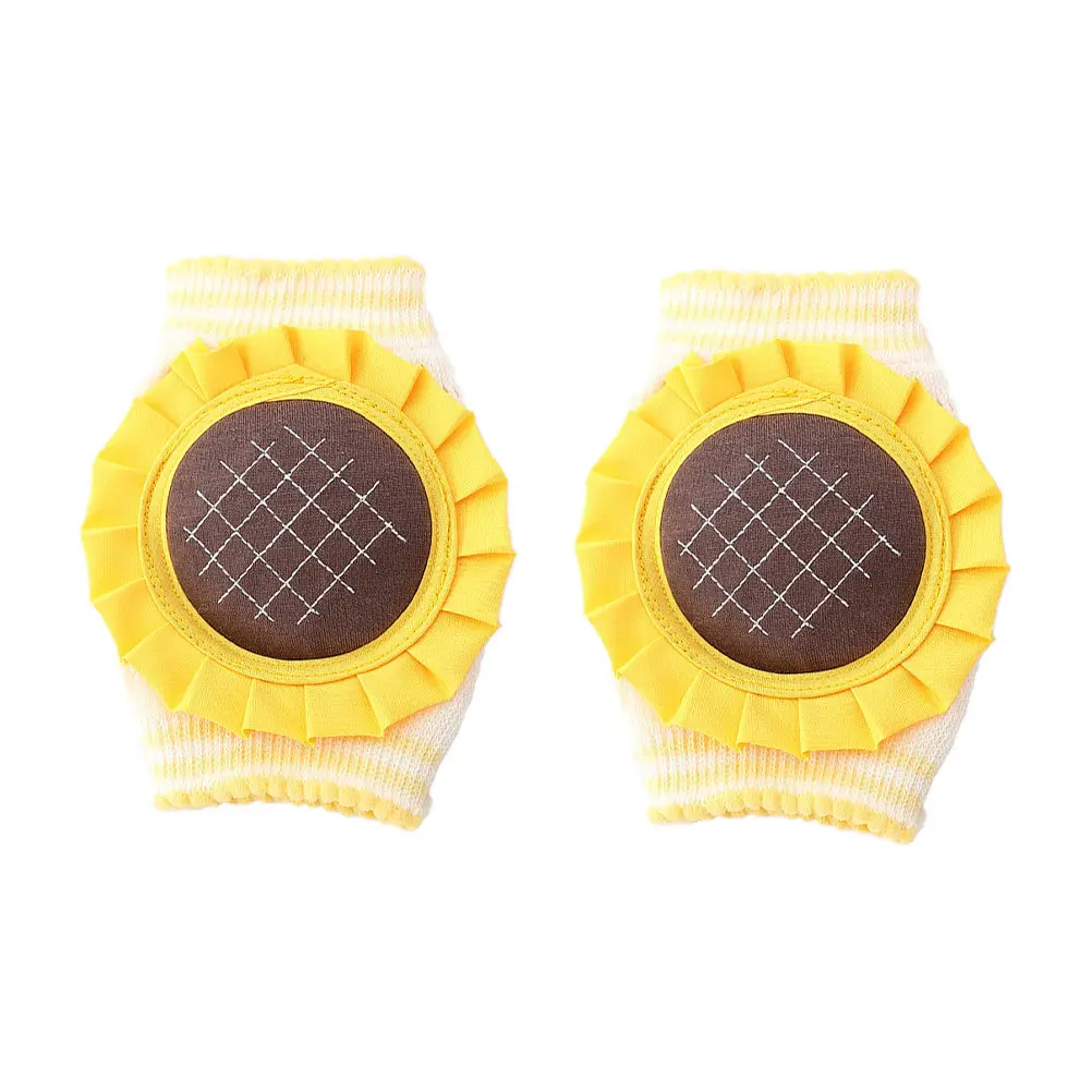 1 Pair Lovely Kneelet Breathable Crawling Kneepad Protective Leg Warmers For Infants Gift Pads